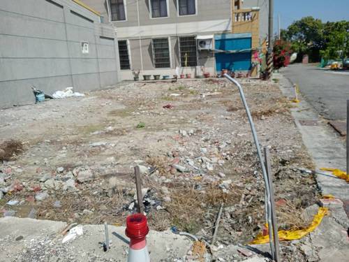 台南學甲三民路挖地基