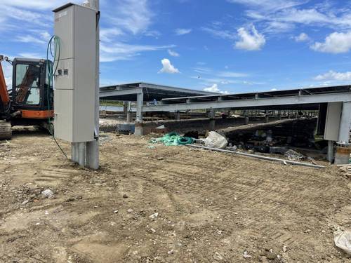 台南市學甲怪手整地