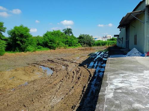 台南市永康自強路整地