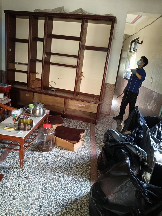 台南下營拆除清運