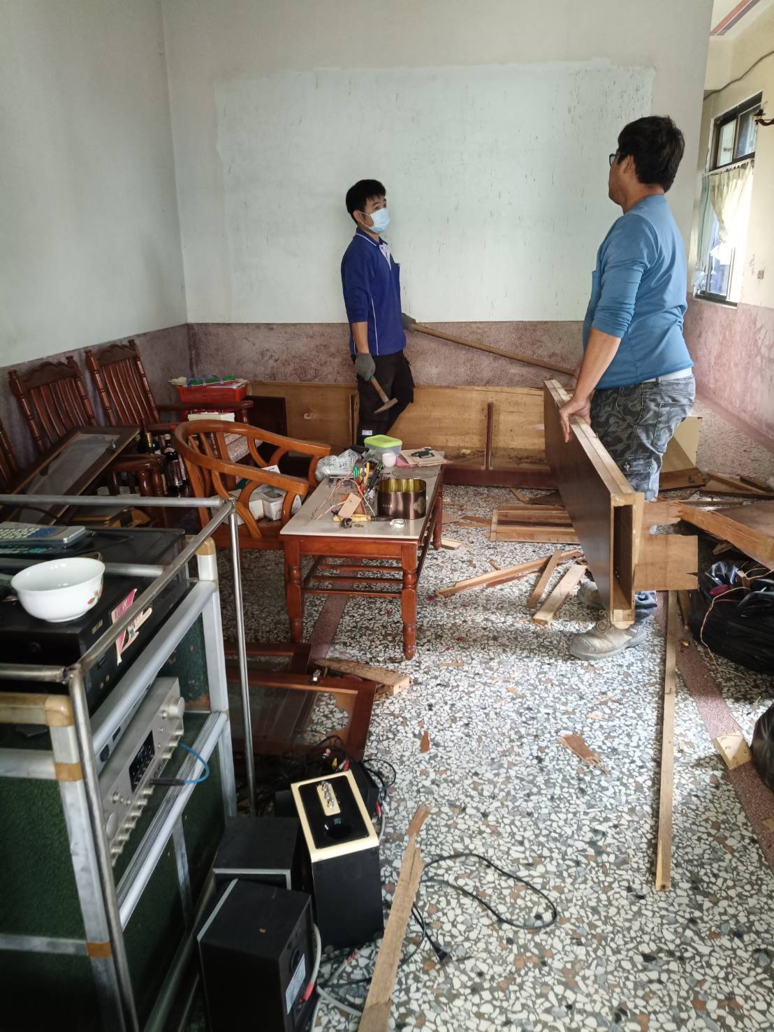 台南下營拆除清運