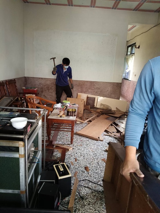 台南下營拆除清運