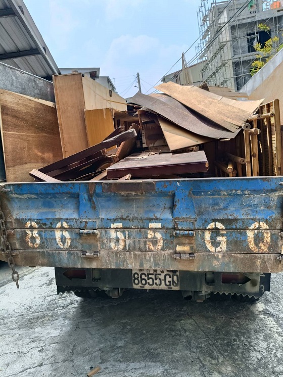 台南下營拆除清運