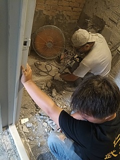 台南永康區浴室打石拆除