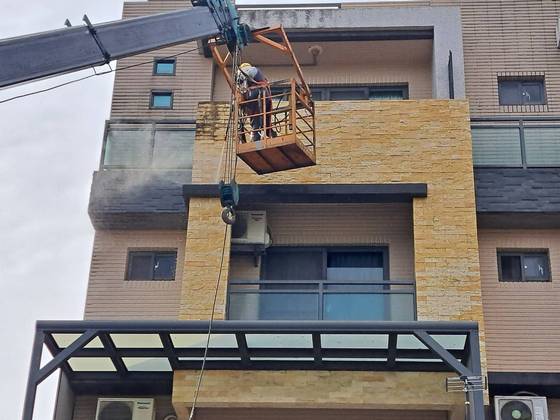 台南白河區吊籠作業