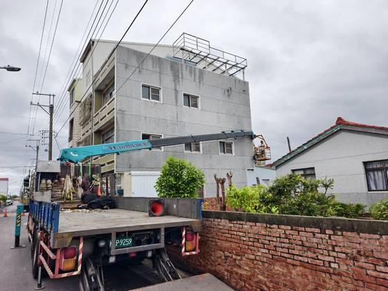 台南學甲區吊籠作業