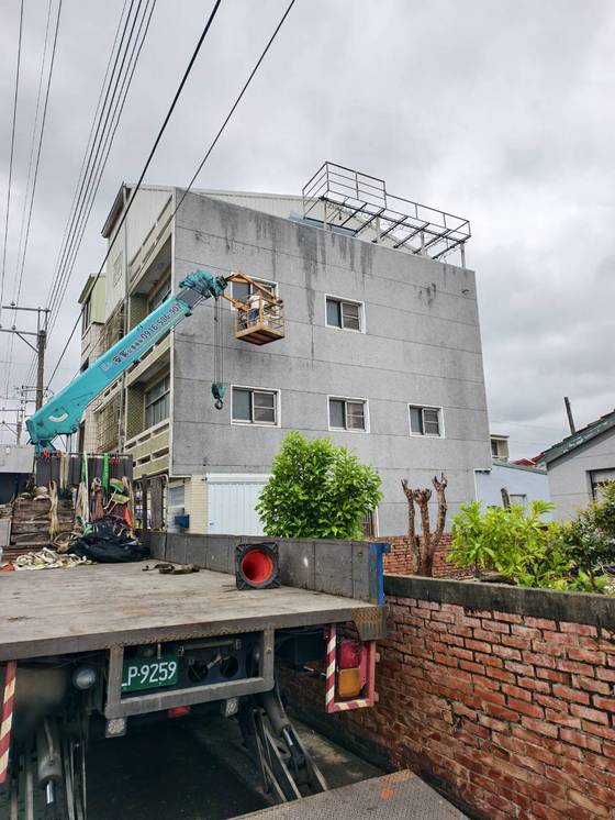 台南學甲區吊籠作業