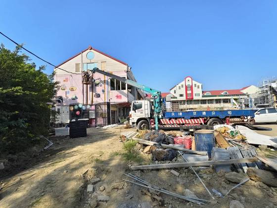 台南鹽水區吊籠作業