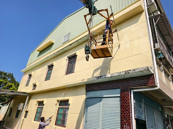 台南左鎮區吊籠作業