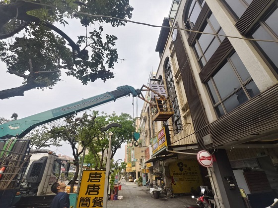 台南安平區吊籠作業